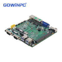Carte mère industrielle GOWINPC GWADN1-D4-V10 Intel N100 N95 N97 3 LAN DDR4/DDR5 Double canal 32 Go Win10 Win11 Linux PCBA OEM