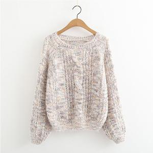 <span class=keywords><strong>Pull</strong></span> en <span class=keywords><strong>mohair</strong></span> personnalisé en tricot de yak <span class=keywords><strong>alpaga</strong></span> chaud OEM pour dames - Product Image 4