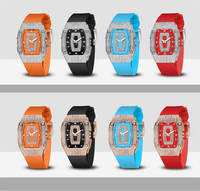 Pagani design YS013 belle montre à quartz pour femmes de Chine vive bracelet en silicone résistant à l'eau bling fournisseur de montres étudiantes
