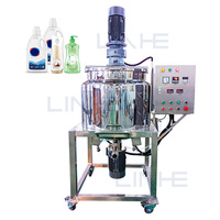 Chaîne de production de shampoing de savon liquide homogénéisateur de détergent réservoir de mélange désinfectant faisant la machine