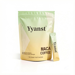 Infusión Botánica Revitalizante para el Cuerpo, Café de Maca, 10g*20 Sobres, Bebida Instantánea para el Bienestar, Marca Privada OEM - Product Image 1