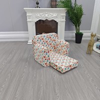 2024 pouf de conception moderne pour enfants confortable motif de crabe doux canapé paresseux ensemble de tissu mignon pour les enfants