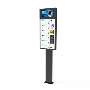 ZEN Pro Outdoor – Armoire <span class=keywords><strong>de</strong></span> recharge téléphonique à 6 baies, casier <span class=keywords><strong>de</strong></span> recharge mobile à paiement par <span class=keywords><strong>carte</strong></span> <span class=keywords><strong>de</strong></span> crédit, idéal pour les centres commerciaux en extérieur - Product Image 3