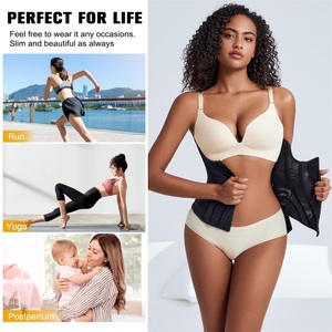 Gaine Ventre Plat, entrenador de cintura para mujer, <span class=keywords><strong>fajas</strong></span> <span class=keywords><strong>colombianas</strong></span> para Abdomen, cinturón de ejercicio, corsé moldeador de cuerpo moldeador adelgazante - Product Image 3