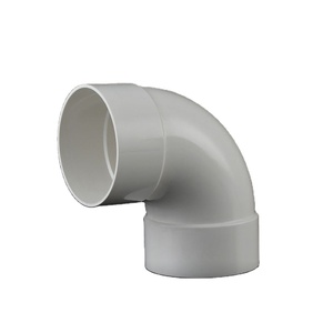Raccord de tuyau PVC haute pression ASTM pour drainage, surface lisse, résistant à la corrosion, coude à 90 degrés à souder, avec garantie de 50 ans - Product Image 1