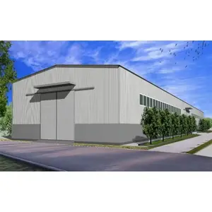 200 feet by 100feet metal warehouse building manufacturer steel structure warehouse agriculture office building for chicken farm