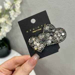 Tendenze di moda fatte a mano in resina di strass decorazioni per capelli scintillanti per bambini e donne vendita all'ingrosso - Product Image 1