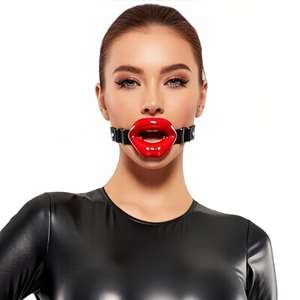 BDSM Bondage Gag Sexy Open Mouth Ball Gag <span class=keywords><strong>Silicone</strong></span> O Ring Bed Play Adults Restraints Oral Female Male Accessory Couples <span class=keywords><strong>Sex</strong></span> <span class=keywords><strong>Toy</strong></span> - Product Image 3