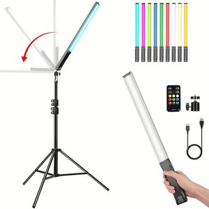 LUXCEO Q508A Luce LED Portatile per Video, Illuminazione Professionale per Studio Fotografico, Luce LED Ricaricabile - Product Image 1