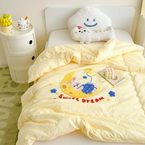 Piumino Estivo per Bambini in Cotone Lavato Super Morbido Personalizzato di Alta Qualità con Ricamo Carino - Product Image 2