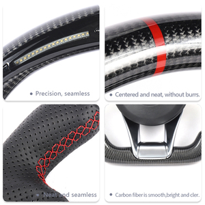 Volant de style ancien compatible avec Benz C200 <span class=keywords><strong>C63</strong></span> C300 808 W204 W205 SLK GLK GLC GLE, peut être amélioré en volant en fibre de carbone - Product Image 4