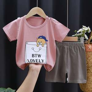 Été à la mode plaine <span class=keywords><strong>pas</strong></span> <span class=keywords><strong>cher</strong></span> en vrac en gros organique neutre lin bébé vêtements ensemble 100% coton bébé lin vêtements enfants vêtements - Product Image 3