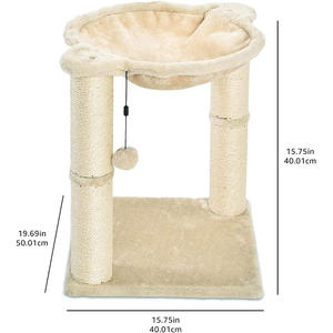 2025 Pet ürünleri yavru kedi ağacı oyuncaklar <span class=keywords><strong>Sisal</strong></span> asılı <span class=keywords><strong>Sisal</strong></span> topu ile tırmalama sütunu yüksek kalite dayanıklı kedi ağacı - Product Image 3