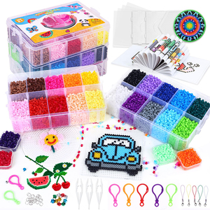 Kit de perles Hama à fusionner DIY, kit de perles éducatives pour projets artistiques DIY, cadeaux de vacances pour enfants et adultes - Product Image 5