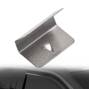 <b>Car</b> <b>Window</b> Weather Shield Aluminum Alloy 3M Tape Stick <b>Deflector</b> Rain Guard - Product Image 3