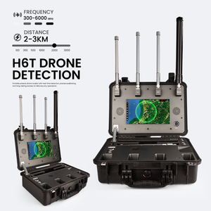 Rilevatore di Droni Portatile 300-6000MHz con Custodia da Viaggio, Sistema di Rilevamento Droni, Monitor UAV Portatile con Portata 2-3KM, Rilevamento UAV, Drone FPV - Product Image 1