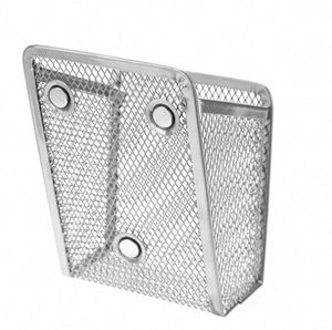 Porta Lápices Magnético, Organizador de Escritorio de Malla Metálica con Imanes para Pizarra Blanca, Accesorios para Armarios - Product Image 4