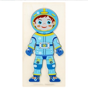 Câu Đố 3D Bằng Gỗ Cá Nhân Hóa Câu Đố Nhân Vật Nghề Nghiệp Câu Đố Học Tập Nhận Thức - Product Image 5