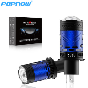 Faros LED H4 para Motocicletas y Automóviles, con Doble Tubo de Cobre, 130W, 12V, Canbus, 6000k, Mini Lente - Product Image 4