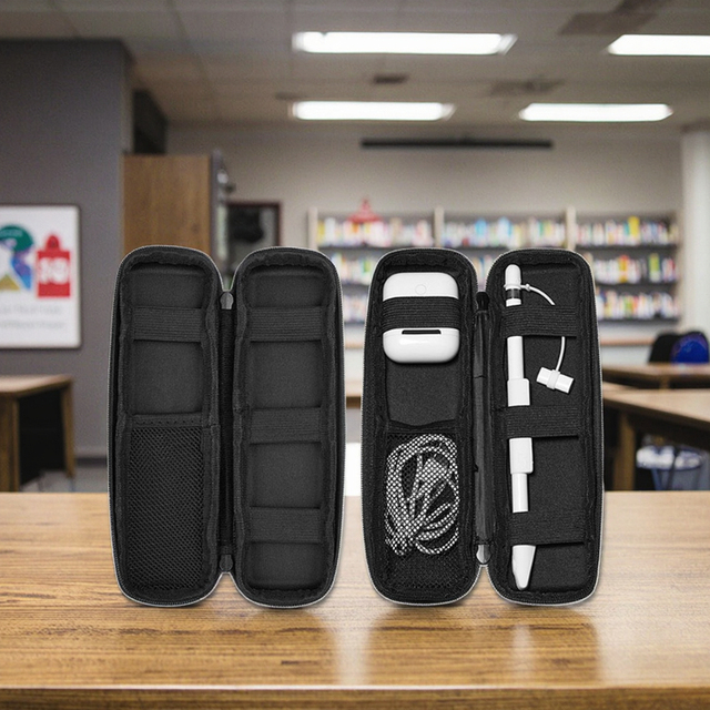 China Supplier EVA Hard Pu Leather Pen and Pencil Case Holder Premium Quality Pencil Cases