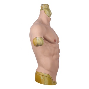 Muscles en Silicone Poitrine Réaliste Pour Hommes Poitrine Muscle Enlartement Crossdresser Mascarade Caoutchouc Muscle Suit - Product Image 2
