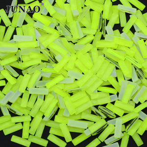 JUNAO-diamantes de imitación <span class=keywords><strong>para</strong></span> decoración de uñas, piedras de cristal multicolor de alta calidad, Color neón - Product Image 5