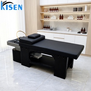 Kisen Salon Head Spa Thai Massage Table Shampoo <b>Bed</b> Japeness Hair Wash Machine Barbershop Furniture Customized <b>Bed</b> - Product Image 1