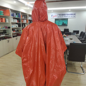 Impermeables Desechables para Adultos al por Mayor, Ponchos, Mantas de Emergencia para Exteriores, Cálidas, Portátiles, de Doble Cara y Doble Color - Product Image 2