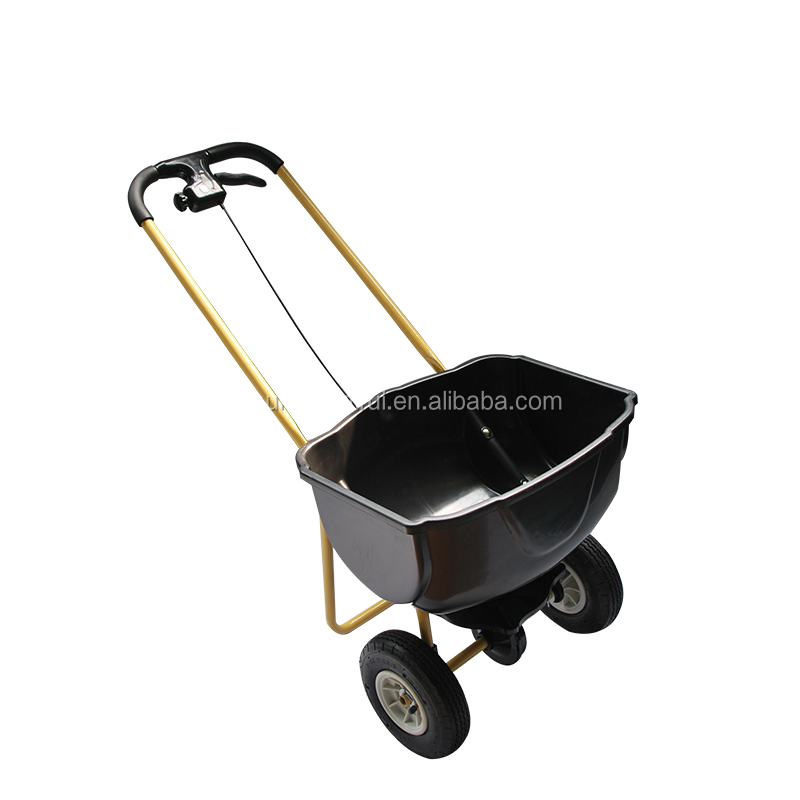 Fertilizer Spreader Lawn Manual Fertilizer Spreader Garden Hand Seed salt Rotary Spreader