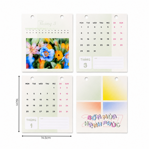 Calendrier de bureau en bois de pin avec logo personnalisé, boîte cadeau, calendrier de bureau en bois personnalisé, cadeau de Nouvel An pour entreprise, fabricant OEM - Product Image 6