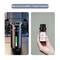 Diffuseur d'air frais pour voiture Amazon, intelligent, à double buse, en plastique, 300 ml, alimenté par USB, éclairage coloré, parfum longue durée, pour bureaux