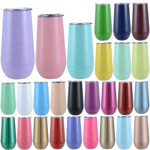 Nuevo Vaso Térmico de Acero Inoxidable 304 con Forma de Huevo, de 10oz, 16oz, 20oz, para Sublimación, Ideal para Comercio Transfronterizo - Product Image 1