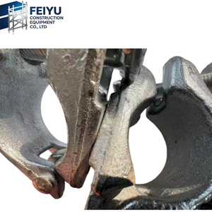 Connecteur croisé forgé, norme européenne, <span class=keywords><strong>clip</strong></span> galvanisé, connecteur d'échafaudage pour hôtels et ateliers, capacité de charge 250 kg, <span class=keywords><strong>5</strong></span> unités - Product Image 6