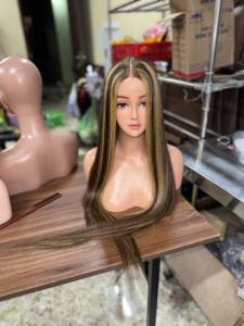 Professional Vietnamese Human <b>Hair</b> Wig 100% Raw Cuticle Aligned <b>Hair</b> Long Lifespan Wholesale Export - Product Image 3