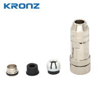 Connecteur circulaire KRONZ M12, prise femelle pour montage sur câble, capteur IP67, connecteur M12 5 broches, étanche IP67, connecteur d'assemblage