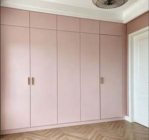 Customized <b>Wardrobe</b> for Corner Spaces With Rotating <b>Hanging</b> Racks Drawer Storage and Shelving Units for Bedroom Organization - Product Image 5