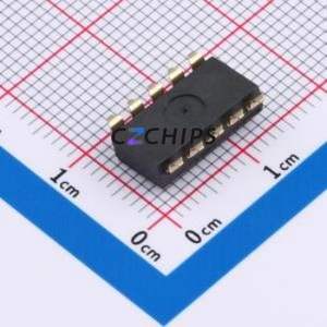 DSIC-05-LS-GER DIP Switch SMD Switch Flat Toggle, Raised Type Single Pole Single Throw 5 2.54mm - Product Image 2