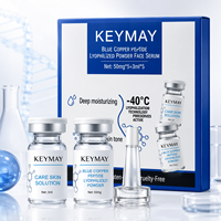 Sérum Visage au Cuivre Peptidique en Poudre Lyophilisée – Kit Soin Hydratant, Soutien de la Barrière Cutanée, Raffermissant et Éclatant – Essence Faciale OEM