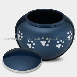 Urnas de latón de alta calidad para gatos y perros, urnas conmemorativas para mascotas funerarias para cenizas de gatos y perros, urnas al por mayor a bajo precio - Product Image 1
