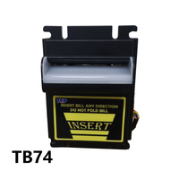 Accepteur de billets multi-devises TOP, Validateur de billets de banque pour machine à griffes d'arcade 110V 220V Anglais