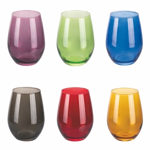 Set di 6 Bicchieri da Acqua 600ML in 6 Colori - Product Image 1