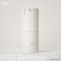 Crème pour le visage personnalisée pompe sans air luxe durable pp rechargeable étiquette de luxe soins de la peau bouteille sans air 30ml pp rechargeable