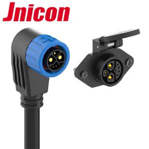 Conector Impermeable Jnicon <span class=keywords><strong>M23</strong></span> Push Lock de 2 Pines para Alimentación y 5 Pines para Datos para Bicicleta Eléctrica - Product Image 2