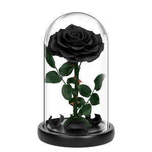 Vendita all'ingrosso regalo di lusso Junio personalizzazione regalo di natale che dà conservato la rosa nella bellezza di vetro e la bestia - Product Image 4