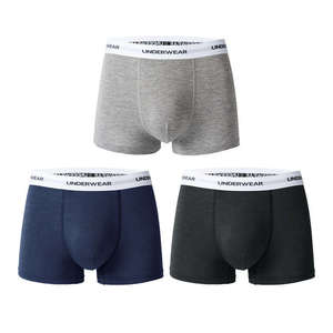 <span class=keywords><strong>Boxer</strong></span> da Uomo <span class=keywords><strong>in</strong></span> <span class=keywords><strong>Cotone</strong></span> Traspirante con Logo Personalizzato di Produzione - Product Image 3