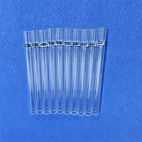 Offre Spéciale tube de quartz en verre de tuyau transparent de silice de haute pureté personnalisé avec bloqué