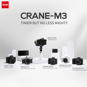 Nuevo estabilizador de cardán de mano ZHIYUN Crane M3 de 3 ejes para cámaras sin espejo <span class=keywords><strong>Sony</strong></span> A7III A6600 Gopro Hero10/9/8 iPhone 13 Pro Max - Product Image 3