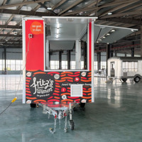 Friteuse en acier inoxydable 304 AUSTAR 2026 certifiée CE pour la vente de café, barbecue, crème glacée, burgers, pizzas, bière et autres aliments en mobile food truck en Australie