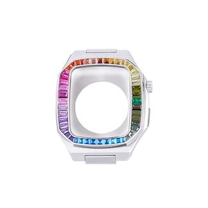 Boîtier de <span class=keywords><strong>cadran</strong></span> de montre en acier inoxydable 316I avec logo personnalisé 44mm 45mm pour <span class=keywords><strong>Apple</strong></span> Smartwatch Series 4/5/6/<span class=keywords><strong>7</strong></span> - Product Image 5