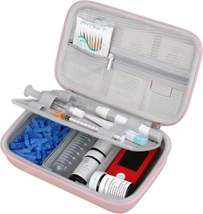Sac Organisateur Diabétique Personnalisé, Étui Rigide pour Stylo à Insuline avec Poche en Maille pour Accessoires Médicaux pour Diabétiques - Product Image 2